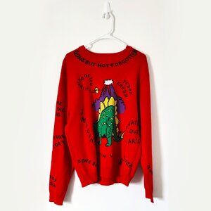 Teddy Fresh Gone But Not Forgotten Dinosaur Sweater - Unisex Size XL